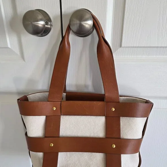 Shinola Bixby Leather Basket Bag - Picture 2 of 7